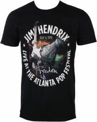 ROCK OFF tricou pentru bărbați Jimi Hendrix - Atlanta Pop Festival 1970 - ROCK OFF - JHXTTRTW01MB