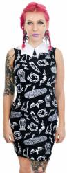 TOO FAST rochie de dama TOO FAST - WEDNESDAY ADDAMS - HALLOWEEN - WDBT-R-MACAB
