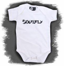METAL-KIDS body copii Soulfly - Logo - alb - Metal-Kids