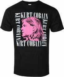 ROCK OFF Tricou bărbați Kurt Cobain - Head Shot Frame - ROCK OFF - KCTS03MB