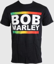 ROCK OFF tricou pentru bărbați Bob Marley - Rasta Bandă Bloc - BRAVADO EU - BMATS07MB