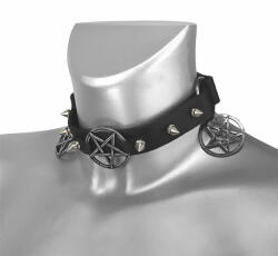 Leather & Steel Fashion Curea multifuncțională pentru gât și ghete Pentagram Classic Boot Strap - LSF3 08