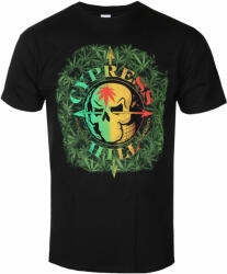 ROCK OFF Tricou pentru bărbați Cypress Hill - Logo South Gate & Frunze - ROCK OFF - CYPTS01MB
