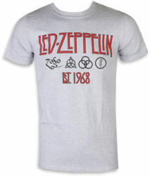 NNM Tricou bărbătesc Led Zeppelin - Symbols Est 68 Sports Grey - RTLZETSSGSYM