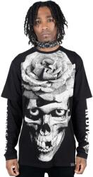 KILLSTAR Tricou unisex cu mâneci lungi KILLSTAR - Dead Rose Double - NEGRU - KSRA003564