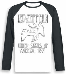 NNM tricou stil metal bărbați Led Zeppelin - USA 77 - NNM - RTLZEBBWBUSA
