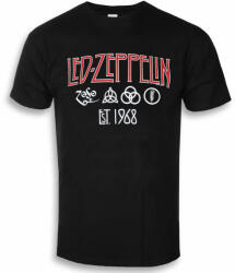 NNM tricou stil metal bărbați Led Zeppelin - Symbols Est 68 Black - NNM - RTLZETSBSYM
