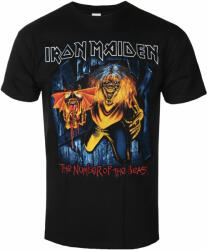 ROCK OFF tricou pentru bărbați Iron Maiden - NOTB Eddie Panel Burst - NEGRU - ROCK OFF - IMTEE144MB