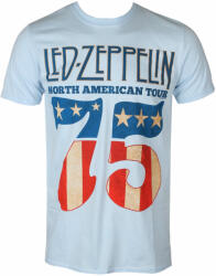 NNM tricou stil metal bărbați Led Zeppelin - 1975 North American Tour - NNM - RTLZETSB1975