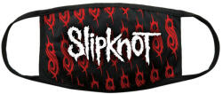 ROCK OFF Mască față Slipknot - White Logo & Sigils - BL - ROCK OFF - SKMASK03B