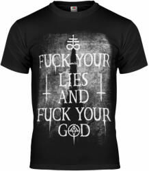 AMENOMEN tricou hardcore bărbați - FUCK YOUR LIES - AMENOMEN - OMEN084KM
