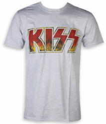 ROCK OFF tricou stil metal bărbați Kiss - Classic Logo - ROCK OFF - KISSTS01MG