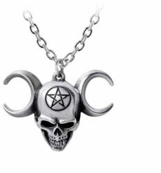 Alchemy Gothic Colier cu pandantiv ALCHEMY GOTHIC - Triunity Skull - Pewter- P903
