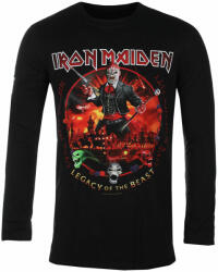ROCK OFF Tricou cu mânecă lungă pentru bărbați Iron Maiden - Nights Of The Dead BL - ROCK OFF - IMLST103MB