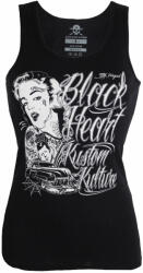 Black Heart Maieu femei BLACK HEART - FAMILY - BLACK - 011-0032-BLK