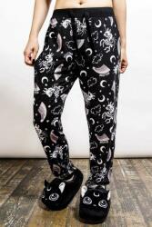 KILLSTAR Pantaloni pentru femei (pijama) KILLSTAR - Moonbow Lounge - Negru - KSRA004187