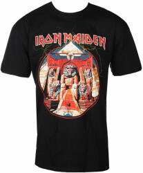 ROCK OFF tricou stil metal bărbați Iron Maiden - Powerslave Lightning Circle - ROCK OFF - IMTEE70MB