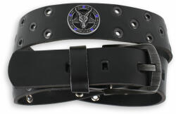Leather & Steel Fashion Curea Baphomet - Black krystal - blue - LSF2 35