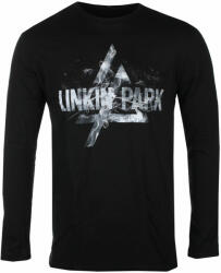 ROCK OFF Tricou bărbați cu mânecă lungă Linkin Park - Smoke Logo - NEGRU - ROCK OFF - LPLST11MB