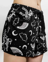 KILLSTAR Pantaloni scurți pentru femei (pijama) KILLSTAR - Moonbow - Negru - KSRA004186