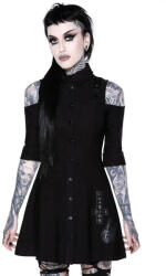 KILLSTAR Rochie de damă KILLSTAR - Paranormal Shirt-Dress - NEGRU - KSRA002156