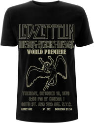 NNM Tricou bărbătesc Led Zeppelin - TSRTS World Premiere - Black - RTLZETSBWORLD
