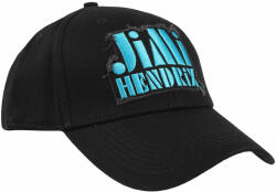 ROCK OFF Jimi Hendrix - Logo Tipar Albastru - NEGRU - Șapcă ROCK OFF - JHXCAP01BLB