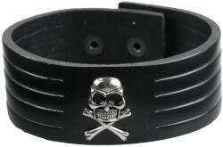 Leather & Steel Fashion Brăţară Craniu - LSF1 39