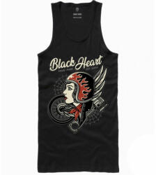 Black Heart Tricou de damă BLACK HEART - MOTOR CYCLE GIRL - NEGRU - 9124
