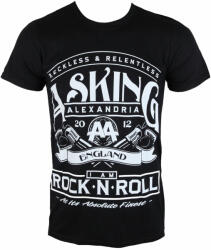 ROCK OFF bărbați tricou Asking Alexandria - Rock'N'Roll - Negru - ROCK OFF - ASK05