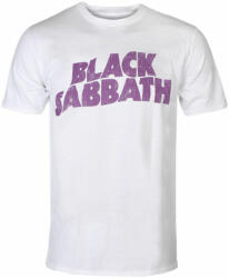 ROCK OFF Tricou bărbătesc Black Sabbath - Logo - WHT - ROCK OFF - BSTSP04MW