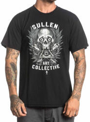 SULLEN tricou hardcore bărbați - HOLMES BADGE - SULLEN - SCM1008_BK