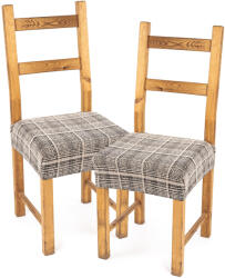 4Home Husă șezut scaun 4Home ComfortPlus Check, 40 - 50 cm, set 2 buc