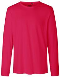 Neutral Hosszú ujjú férfi póló organikus Fairtrade biopamutból - Rózsaszín | 2XL (NE-O61050-1000329314)