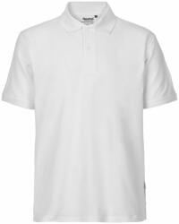 Neutral Férfi galléros póló Classic organikus Fairtrade biopamutból - Fehér | 3XL (NE-O20080-1000132996)