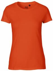 Neutral Női póló Fit organikus Fairtrade biopamutból - Narancssárga | XS (NE-O81001-1000133508)