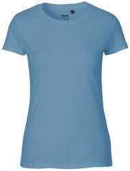 Neutral Női póló Fit organikus Fairtrade biopamutból - Dusty indigo | 2XL (NE-O81001-1000278454)