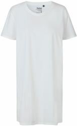 Neutral Hosszú női póló organikus Fairtrade biopamutból - Fehér | XXL (NE-O81020-1000279247)
