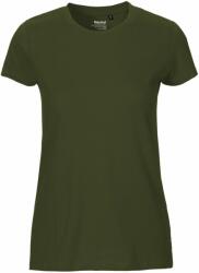 Neutral Női póló Fit organikus Fairtrade biopamutból - Military | 2XL (NE-O81001-1000133495)