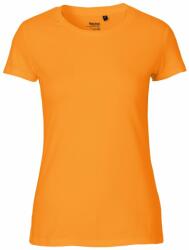 Neutral Női póló Fit organikus Fairtrade biopamutból - Világos narancssárga | XS (NE-O81001-1000304201)