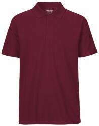Neutral Férfi galléros póló Classic organikus Fairtrade biopamutból - Bordeaux | 2XL (NE-O20080-1000132967)