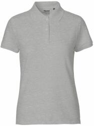 Neutral Női galléros póló Classic organikus Fairtrade biopamutból - Sportos szürke | M (NE-O22980-1000133023)