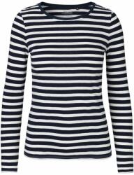 Neutral Hosszú ujjú női póló organikus Fairtrade biopamutból - Fehér / sötétkék | M (NE-O81050-1000212326)