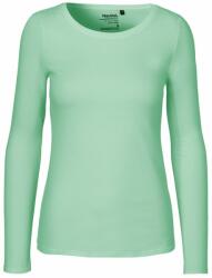 Neutral Hosszú ujjú női póló organikus Fairtrade biopamutból - Dusty mint | XL (NE-O81050-1000304277)