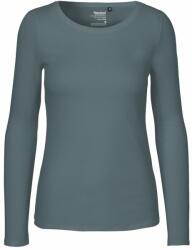Neutral Hosszú ujjú női póló organikus Fairtrade biopamutból - Teal | M (NE-O81050-1000329628)