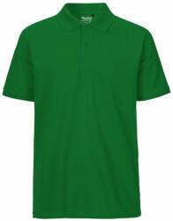 Neutral Férfi galléros póló Classic organikus Fairtrade biopamutból - Zöld | 2XL (NE-O20080-1000211703)
