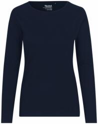 Neutral Hosszú ujjú női póló organikus Fairtrade biopamutból - Tengerészkék | XL (NE-O81050-1000133614)