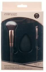 Intervion КОМПЛЕКТ intervion Четки За Грим 415742 С 2 Броя Четки И Бюти Блендер Комплект дамски