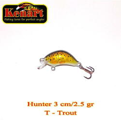 Kenart Vobler Kenart Hunter Sinking 3cm 3g Trout (HU3S-T)