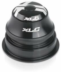 XLC HS-I07 Tapered (1 1/8 - 1 1/4) félintegrált kormánycsapágy, ipari csapágyas, alu csészés, fekete
